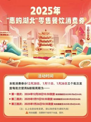 新一轮日用百货消费券即将发放，定好闹钟准备抢购！